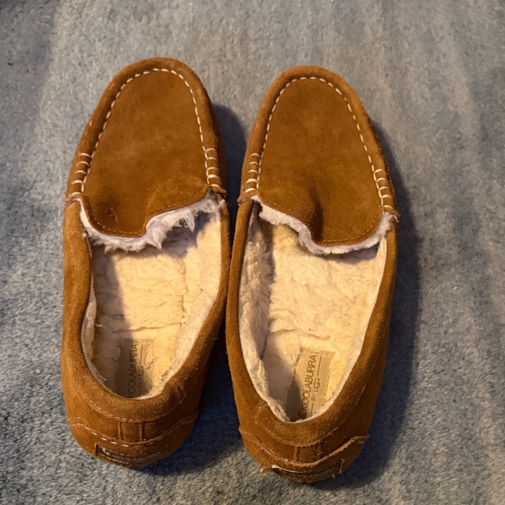 Koolaburra Tan Suede Women Slip-Ons